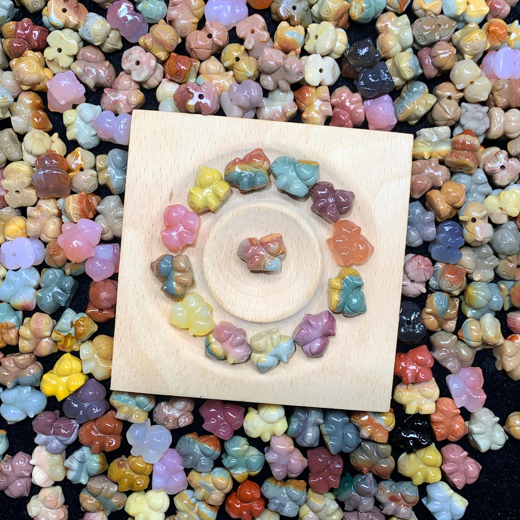 【5PCS】 Alashan Agate Bulbasaur