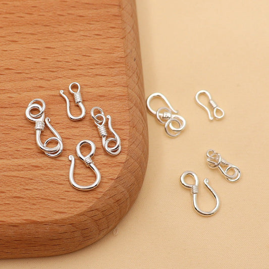 S925 Sterling Silver Figure-8 Clasp/Jewelry Clasp Accessory