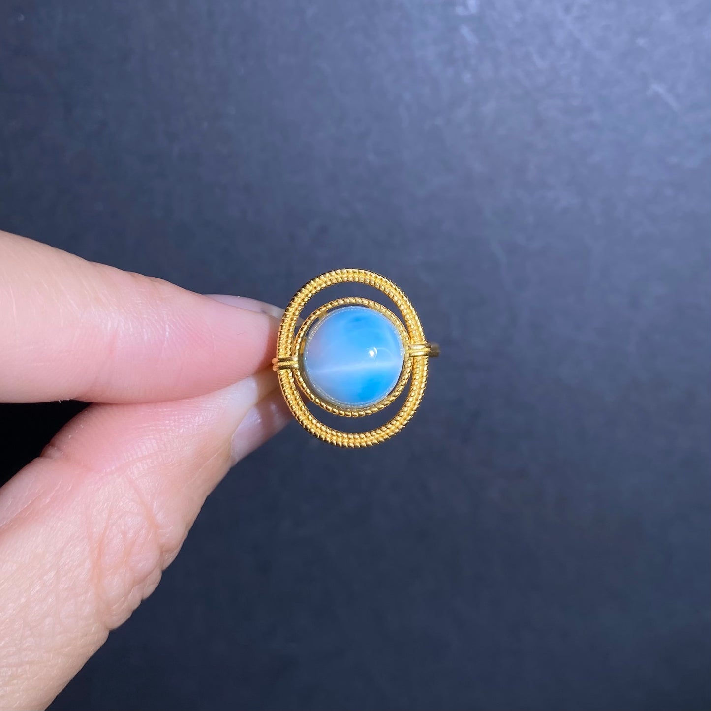 Larimar Ring