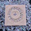 【5PCS】 Clear Quartz butterfly (Lapis Lazuli，Turquoise and Nanhong on the wings)