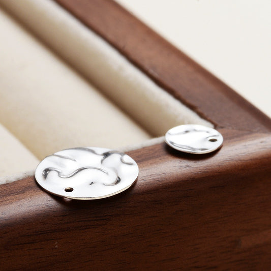 S925 Sterling Silver Round Findings/Solder Tab Findings