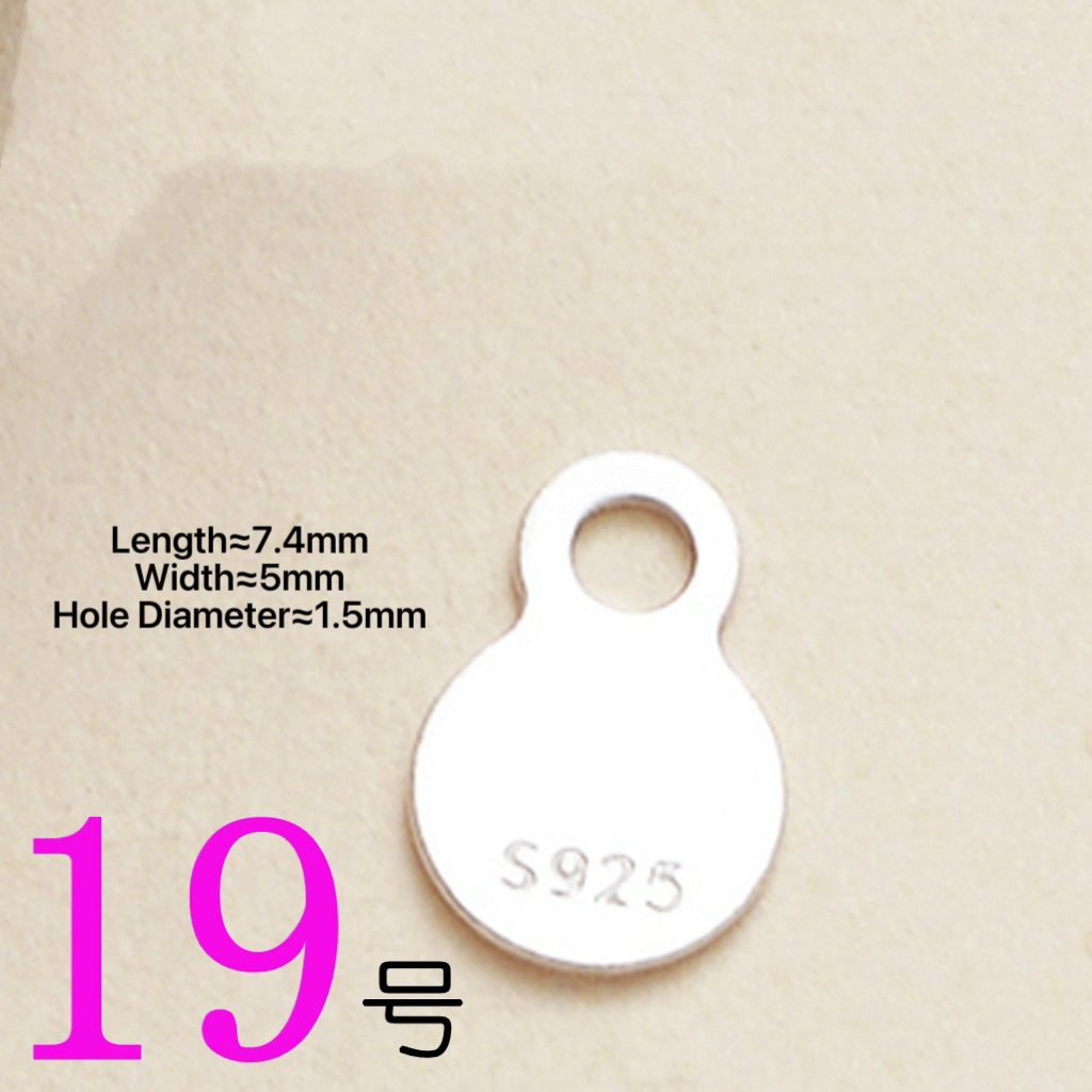 S925 Sterling Silver Geometric DIY Accessories for Everyday Wear