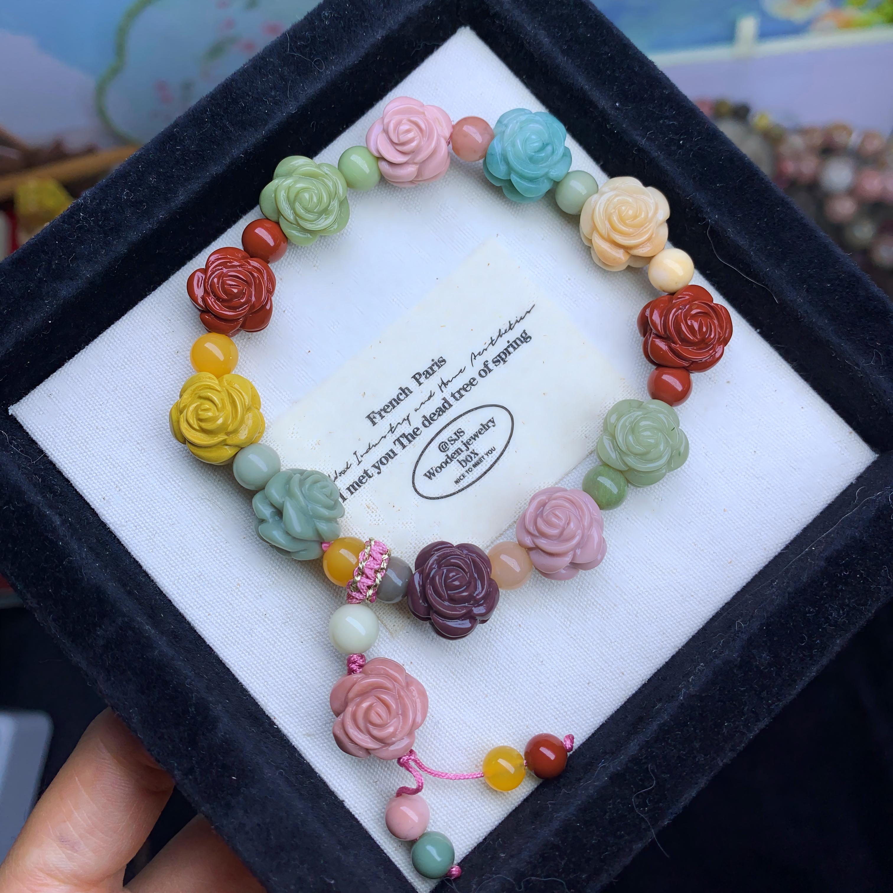 Alashan Agate DIY bracelets