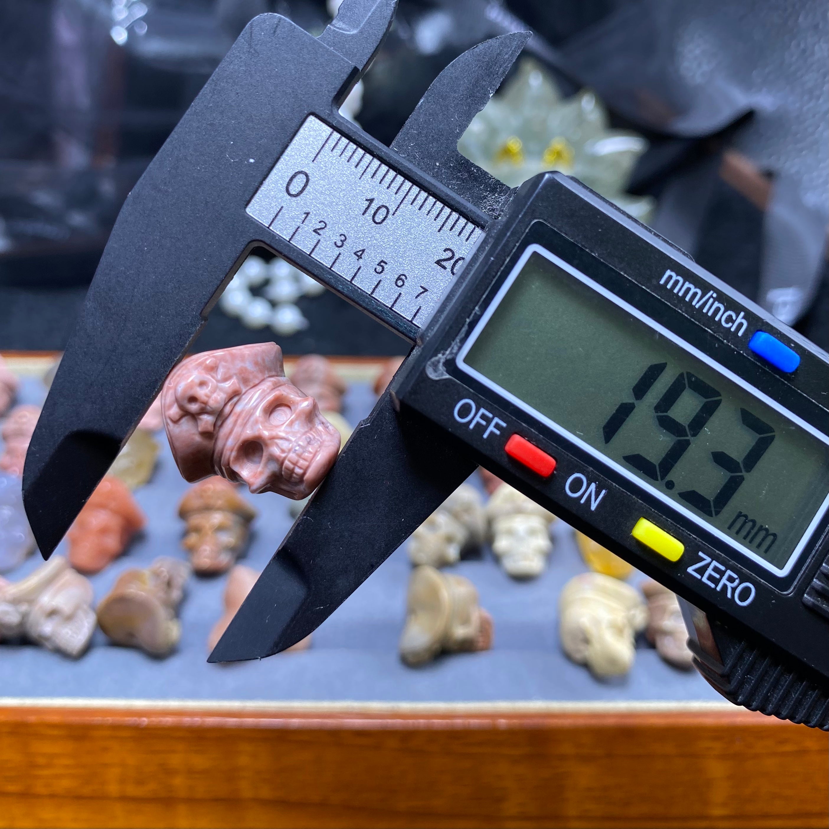 Natural Alashan Agate Pirate carved charms