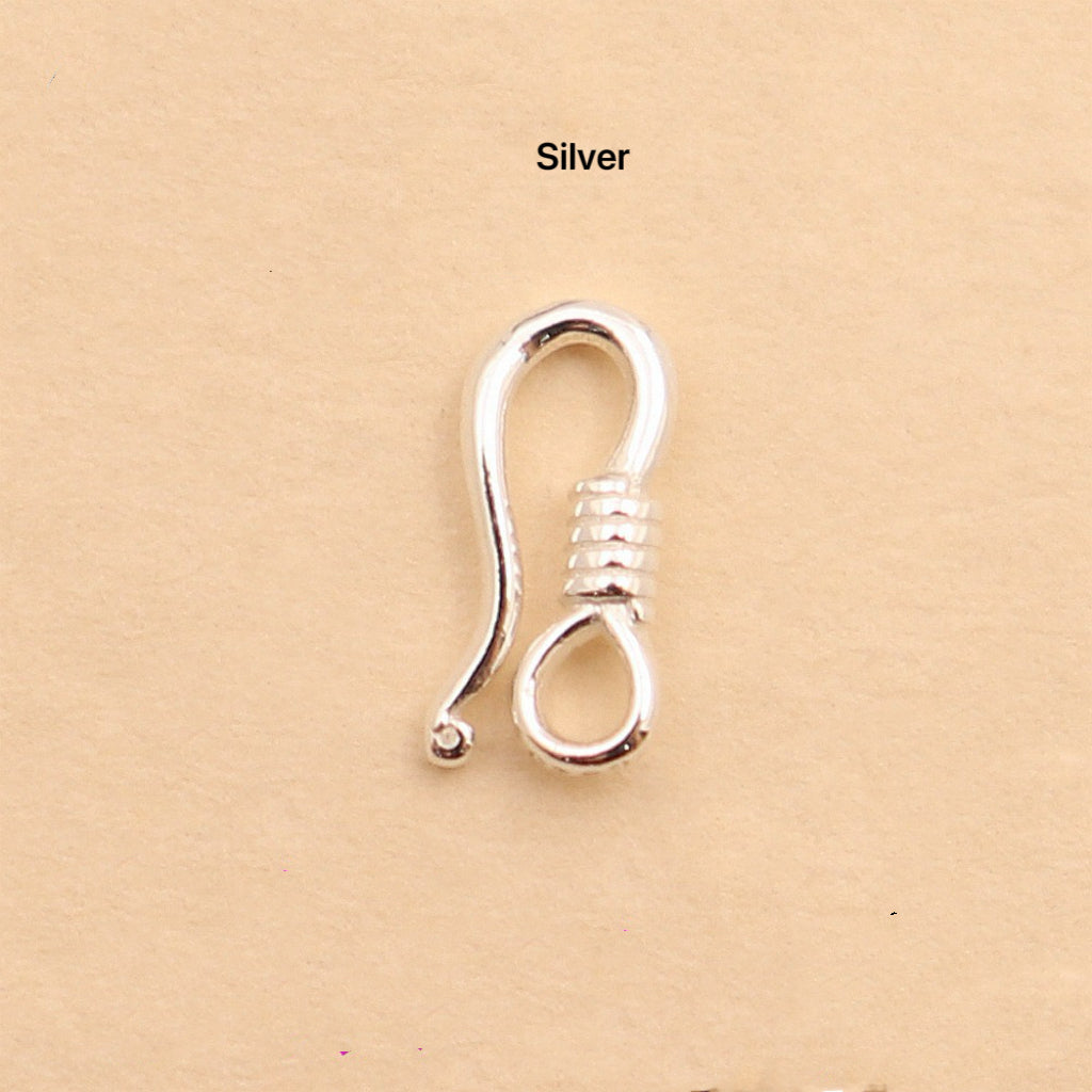 S925 Sterling Silver Figure-8 Clasp/Fishhook Clasp/Jewelry Clasp Accessories