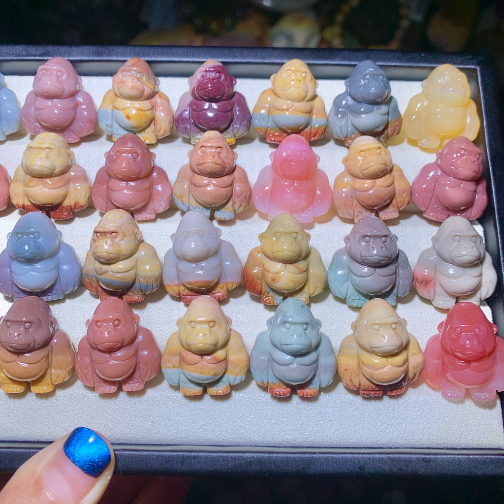 【als-xx0315】Alashan Agate Gorilla