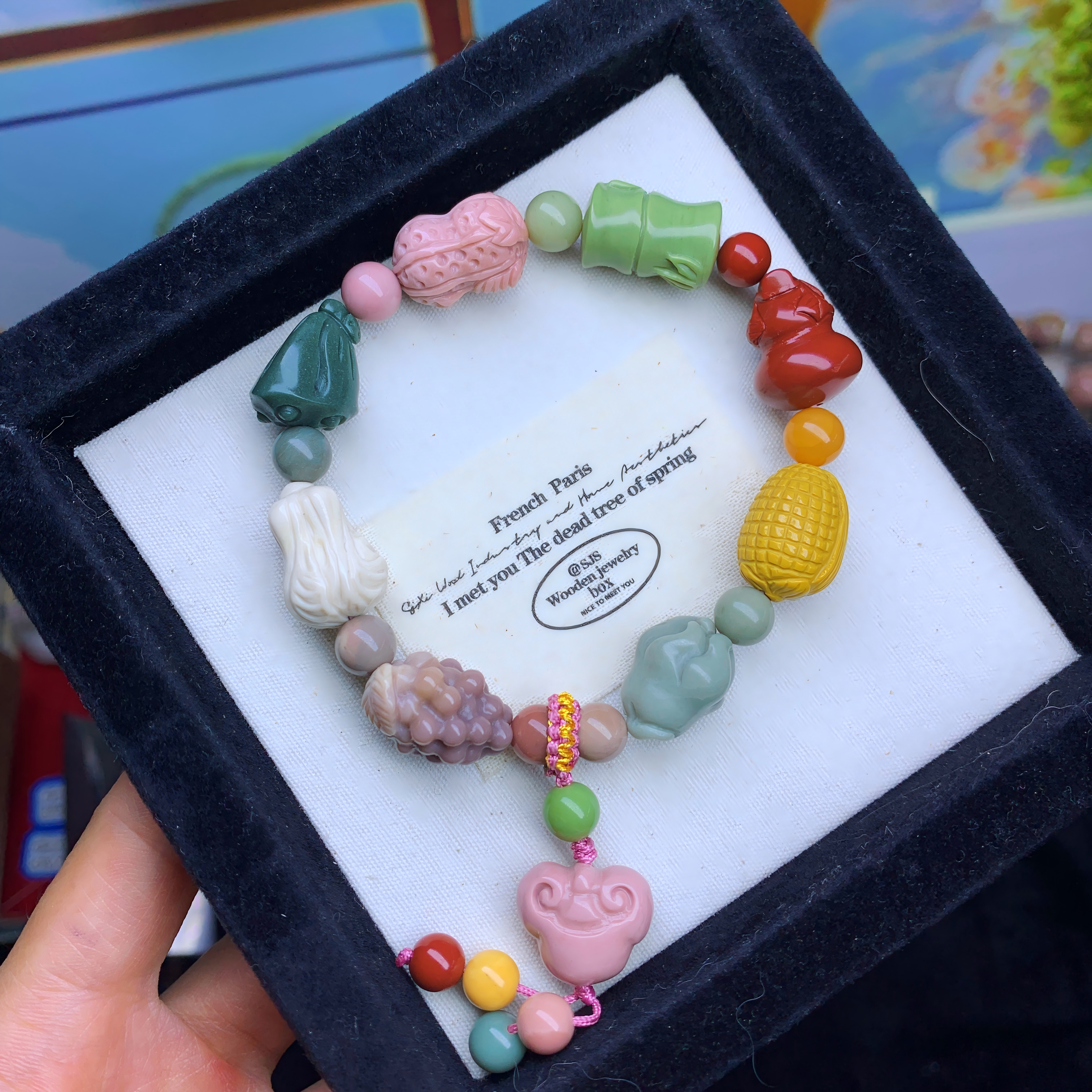 Alashan Agate DIY bracelets