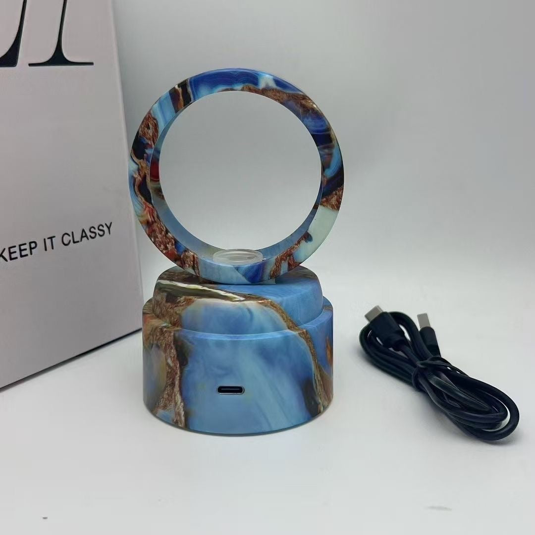 Crystal Ball Rotating Lamp Base