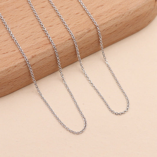 S925 Sterling Silver O-Chain/Collar Bone Chain