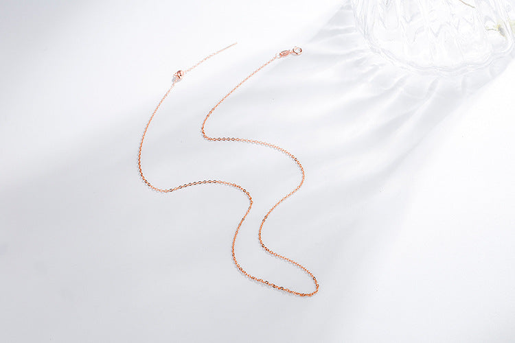 [S925]Sterling Silver Universal Necklace with Needle Adjustable