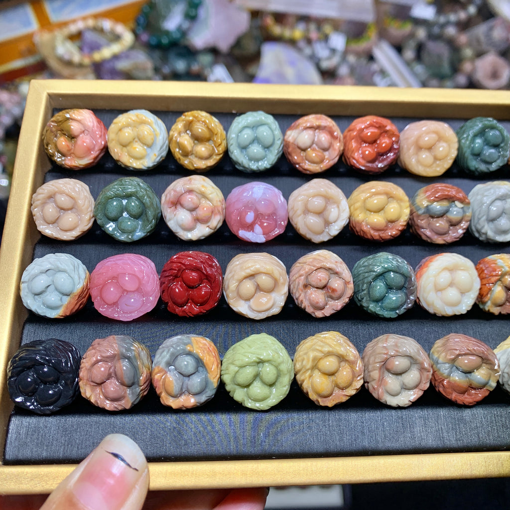 【5PCS】Alashan Agate Bird Nest