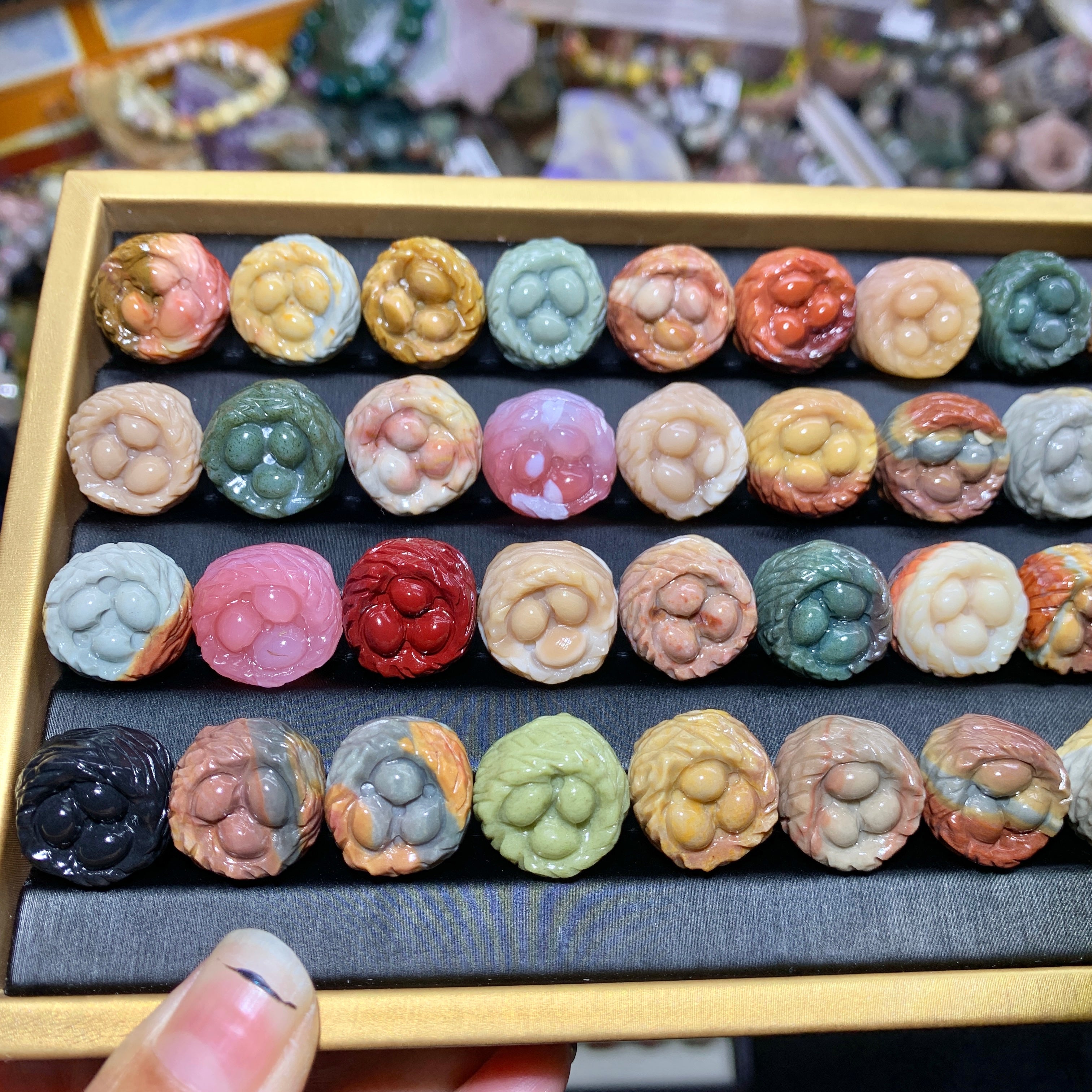 【5PCS】Alashan Agate Bird Nest