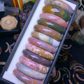 Alashan agate half bangles