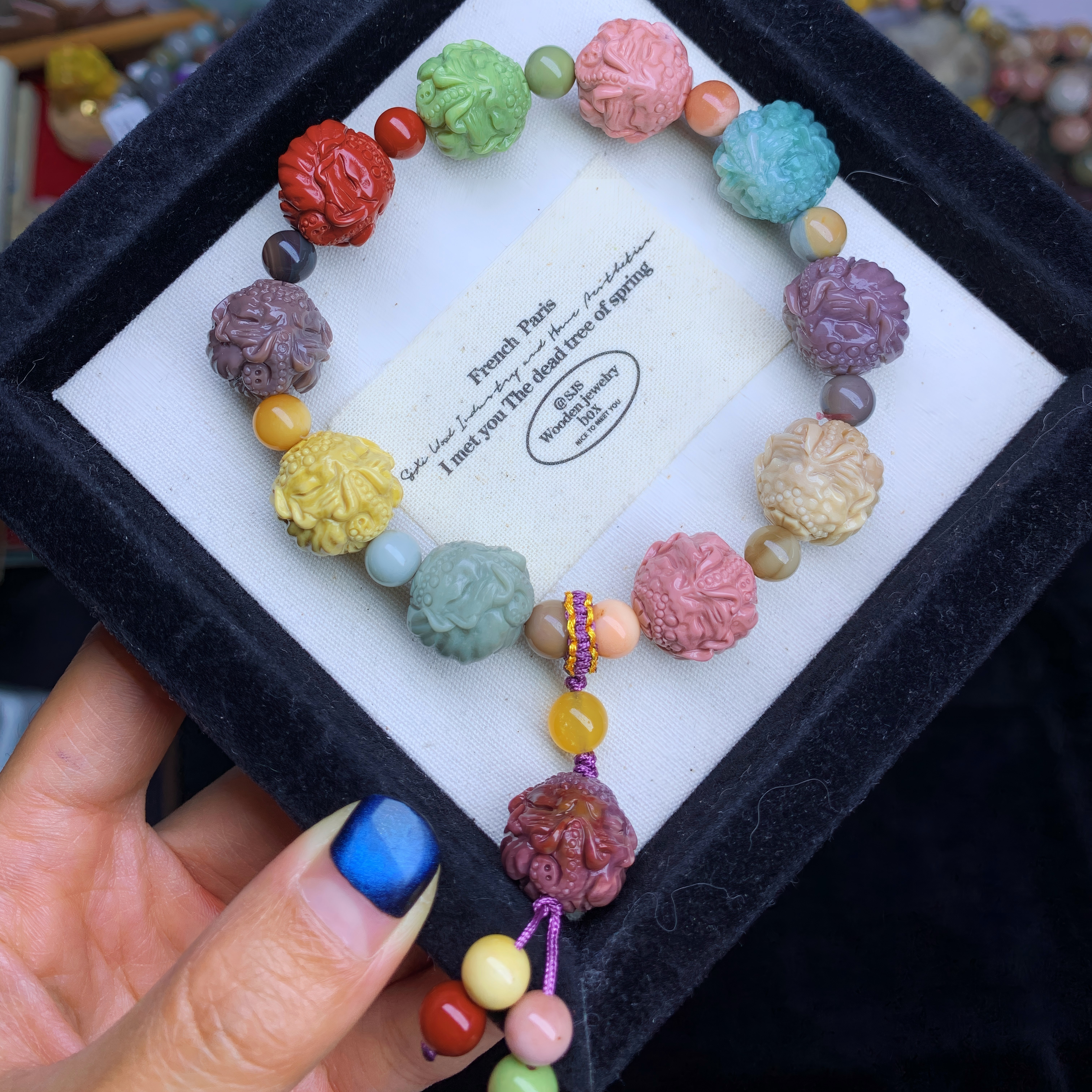 Alashan Agate DIY bracelets