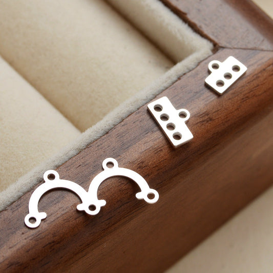 S925 Sterling Silver Building Blocks/Archway DIY Accessories