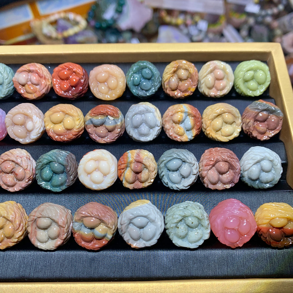 【5PCS】Alashan Agate Bird Nest