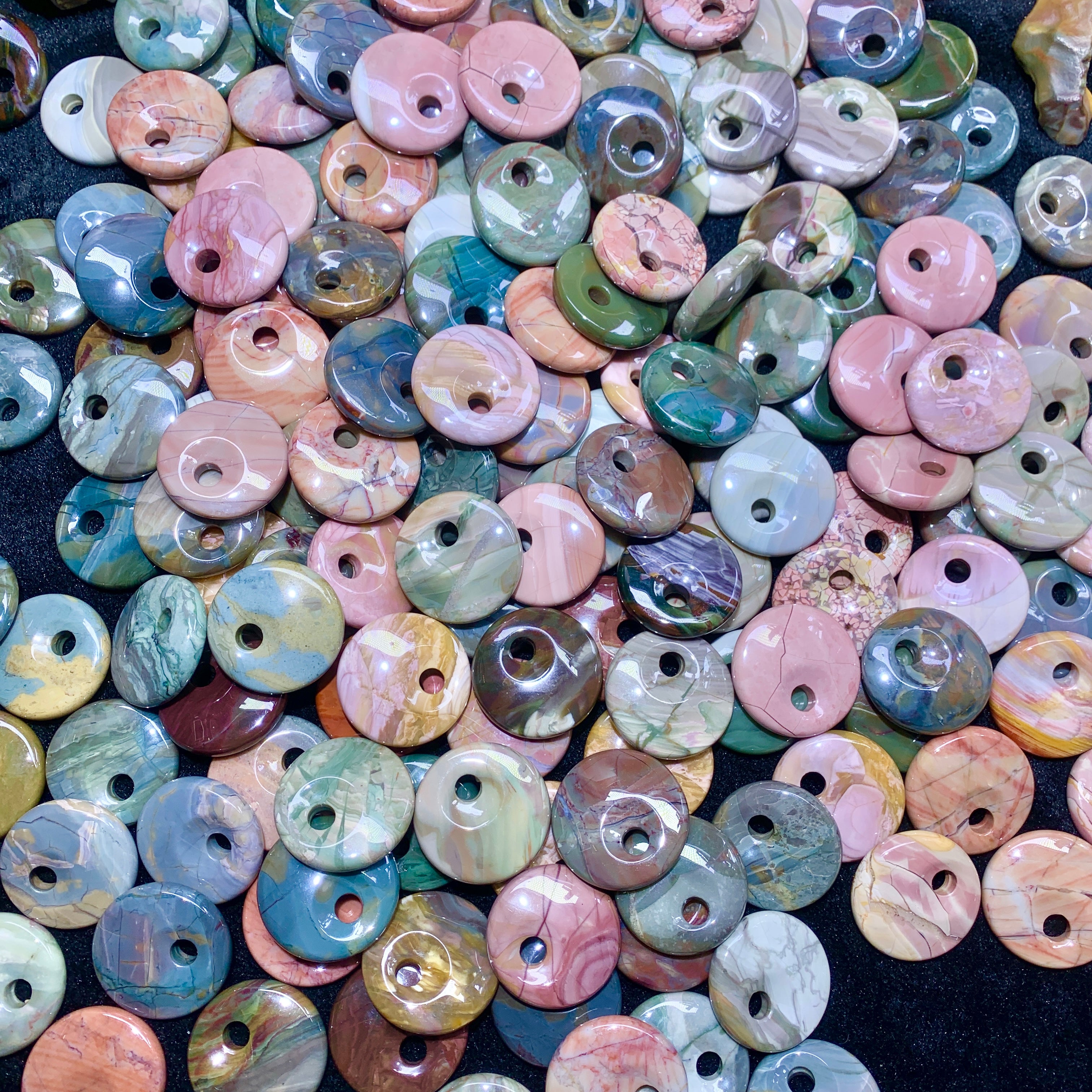 【5PCS】Alashan Agate Princess Buckle