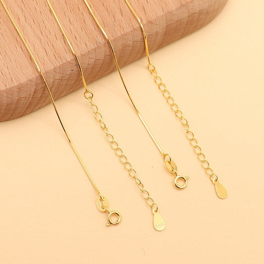 S925 Sterling Silver Light Luxury Snake Chain