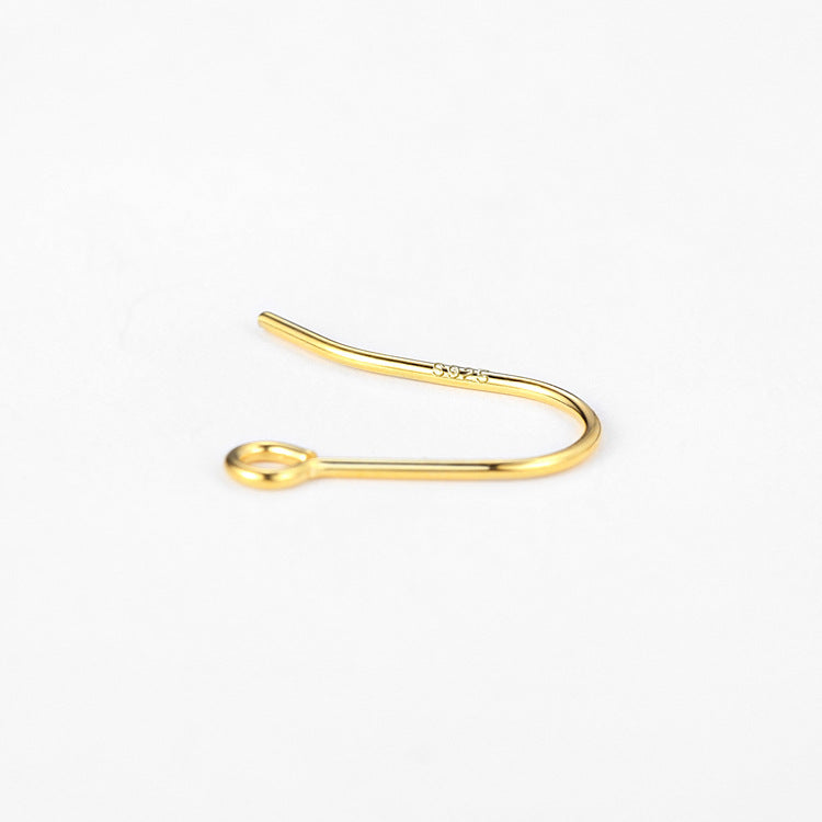 [S925] Ear Hooks for DIY Silver Earrings Jewelry Making Accessories