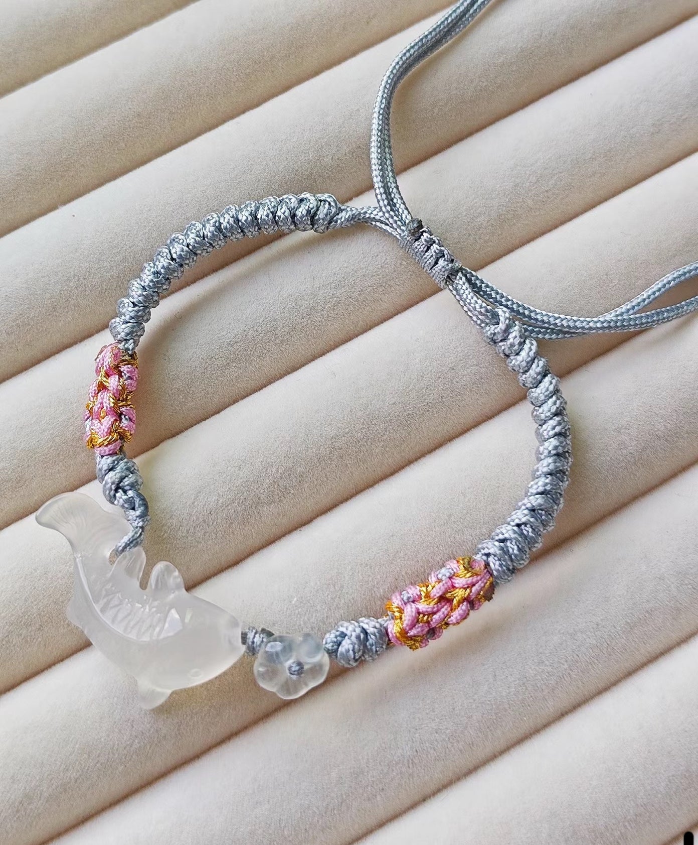 DIY woven Peach Knot Strap Semi-finished Hand Rope (help for fate)