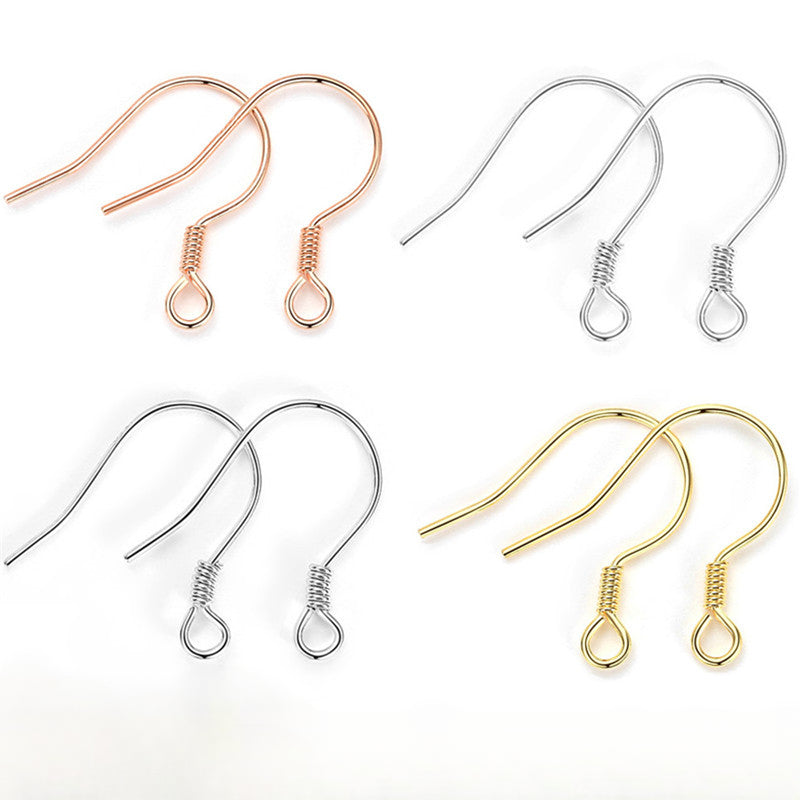 [S925] Ear Hooks for DIY Silver Earrings Jewelry Making Accessories