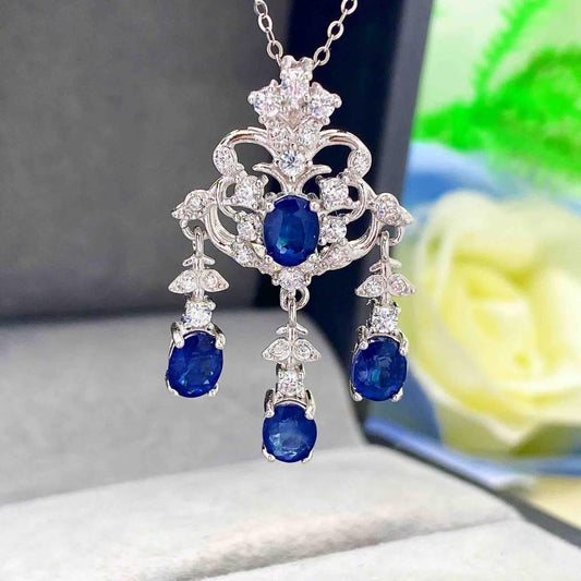Natural Sapphire Pendant