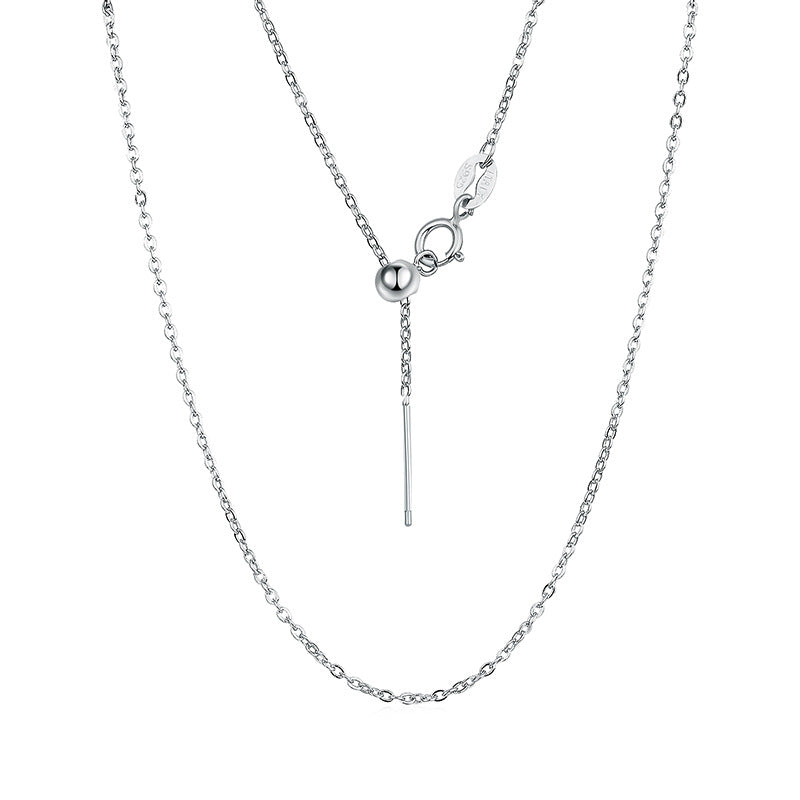 [S925]Sterling Silver Universal Necklace with Needle Adjustable