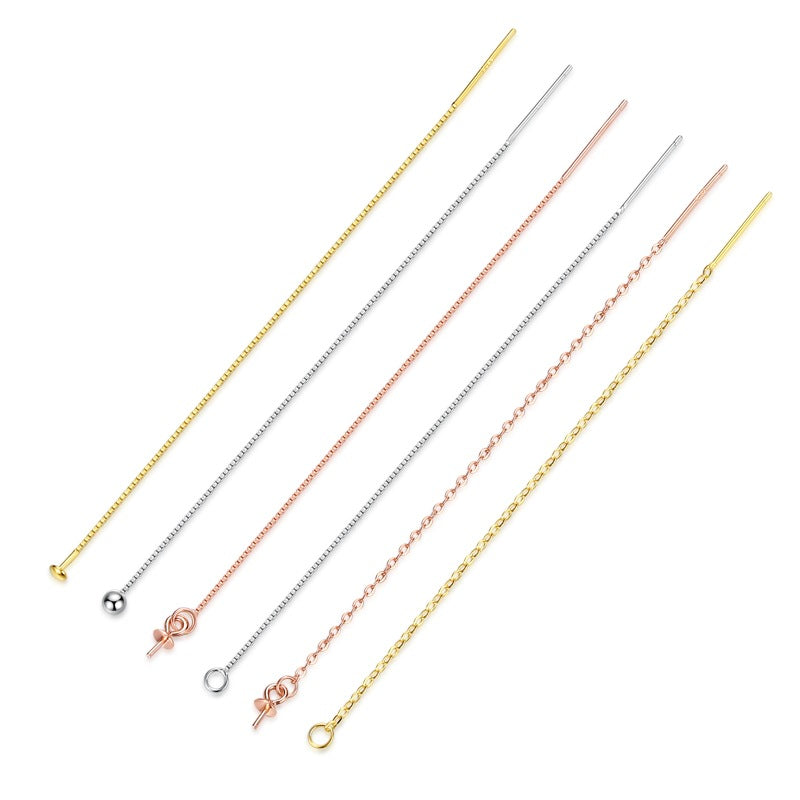 【S925]Earring wire accessories semi-finished product