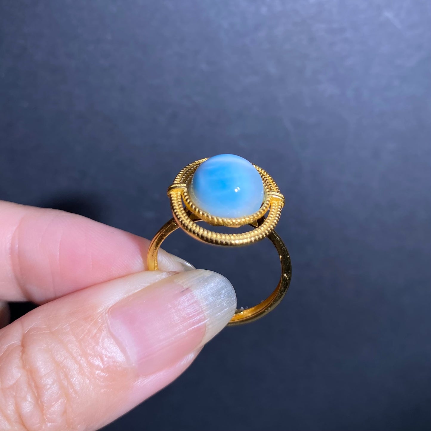 Larimar Ring