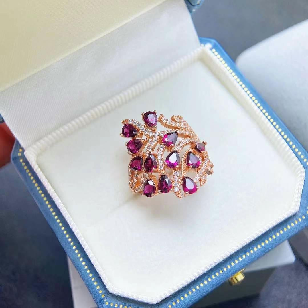 Luxury Garnet Ring