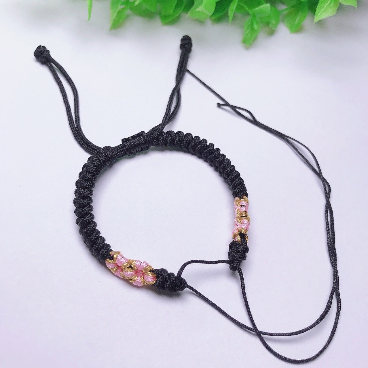 DIY woven Peach Knot Strap Semi-finished Hand Rope (help for fate)