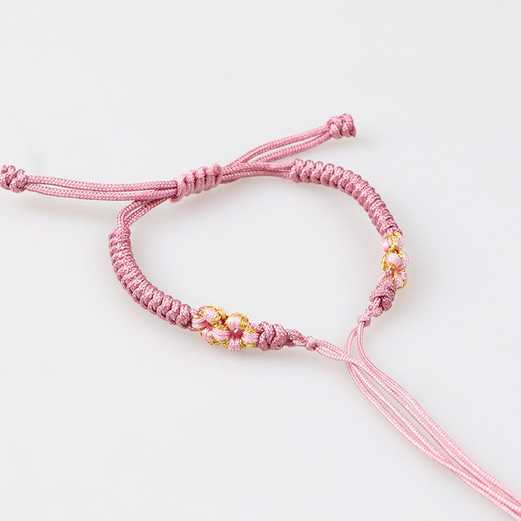 DIY woven Peach Knot Strap Semi-finished Hand Rope (help for fate)