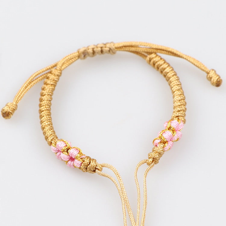 DIY woven Peach Knot Strap Semi-finished Hand Rope (help for fate)