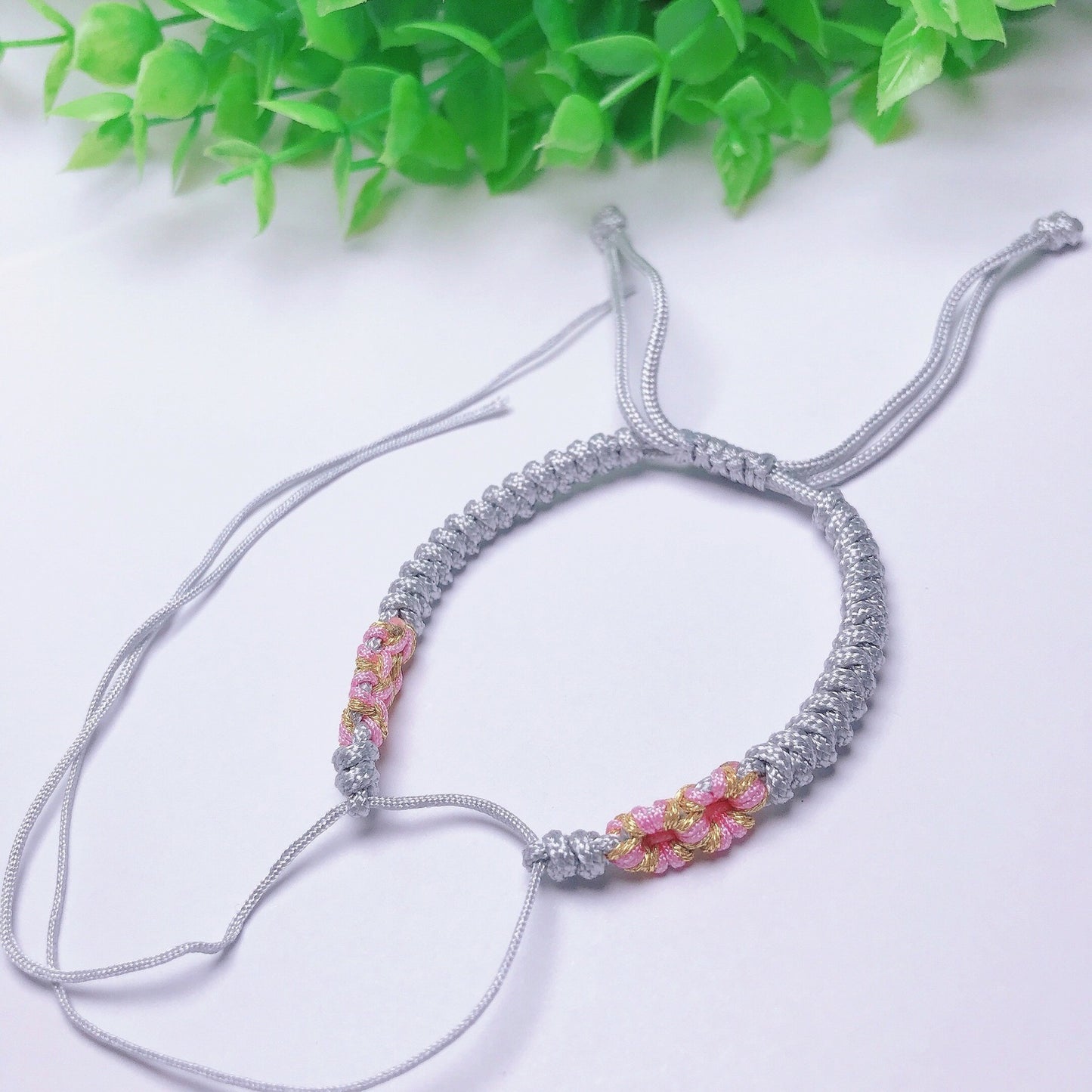 DIY woven Peach Knot Strap Semi-finished Hand Rope (help for fate)