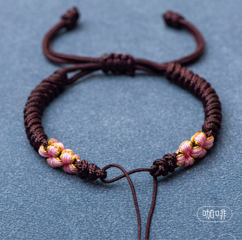 DIY woven Peach Knot Strap Semi-finished Hand Rope (help for fate)