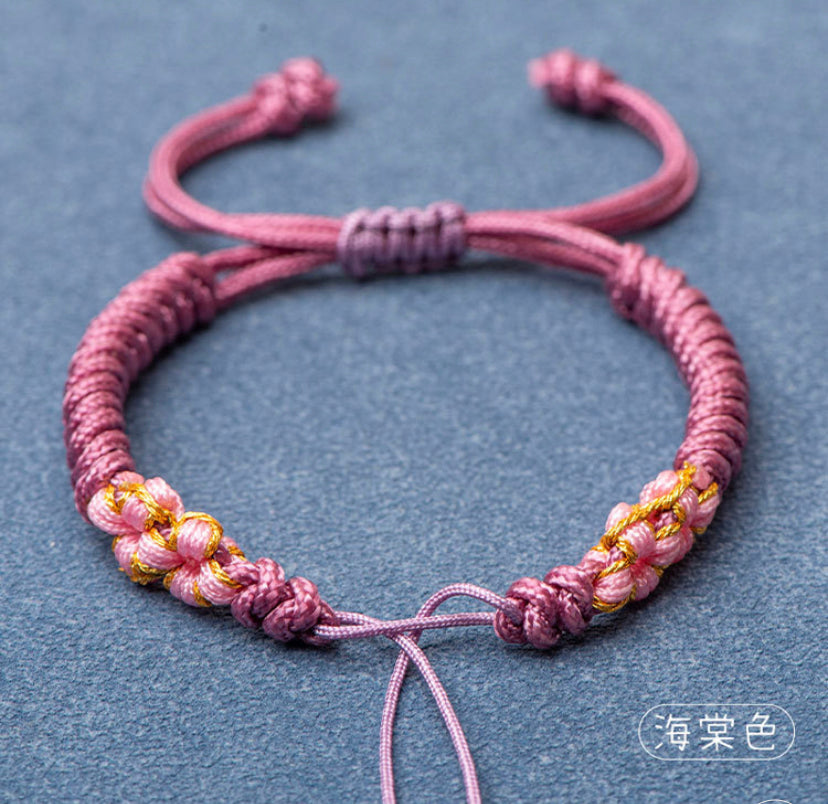 DIY woven Peach Knot Strap Semi-finished Hand Rope (help for fate)