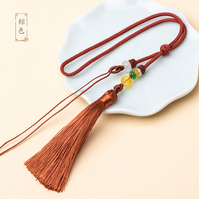 Short Tassel Hand Toy String DIY Bag Car Hanging Ornaments String Pendant Pendant Rope