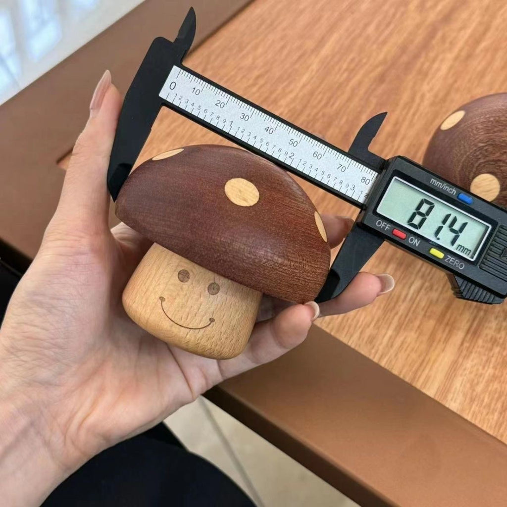 Music Box Cute Mini Mushroom Vintage Wood Carved Musical Gift for Birthday Valentine's Day Christmas Thanksgiving Day