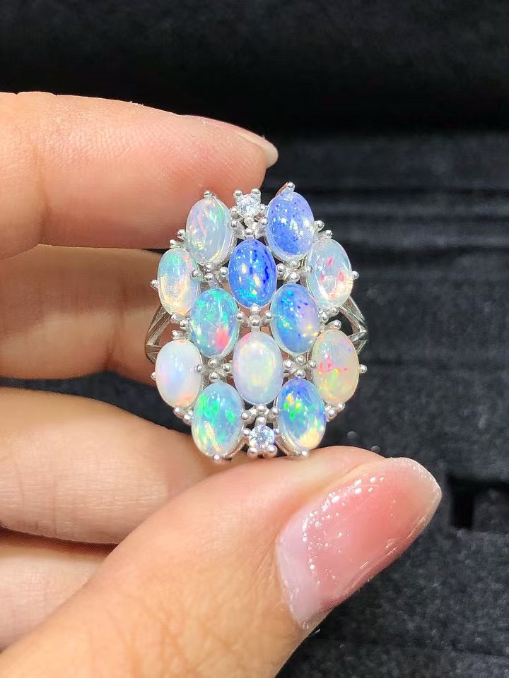 Radiant Opal Glow Ring