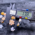 Natural Agate Snowflake charms