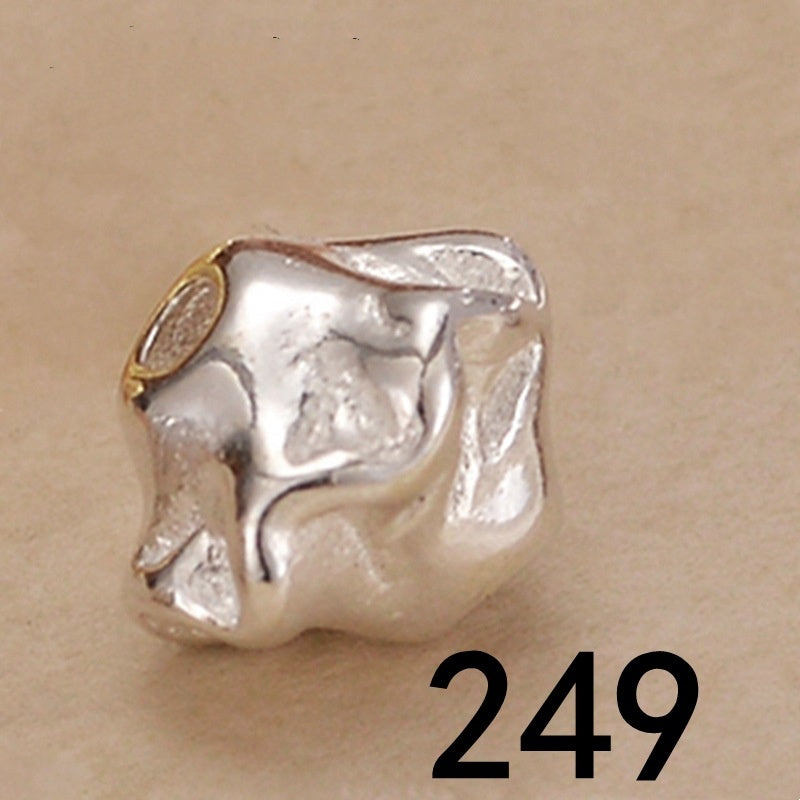 [S925] Woven Ball/ Garland Spacer Beads Handmade Bracelet Necklace Beaded Jewelry Accessories