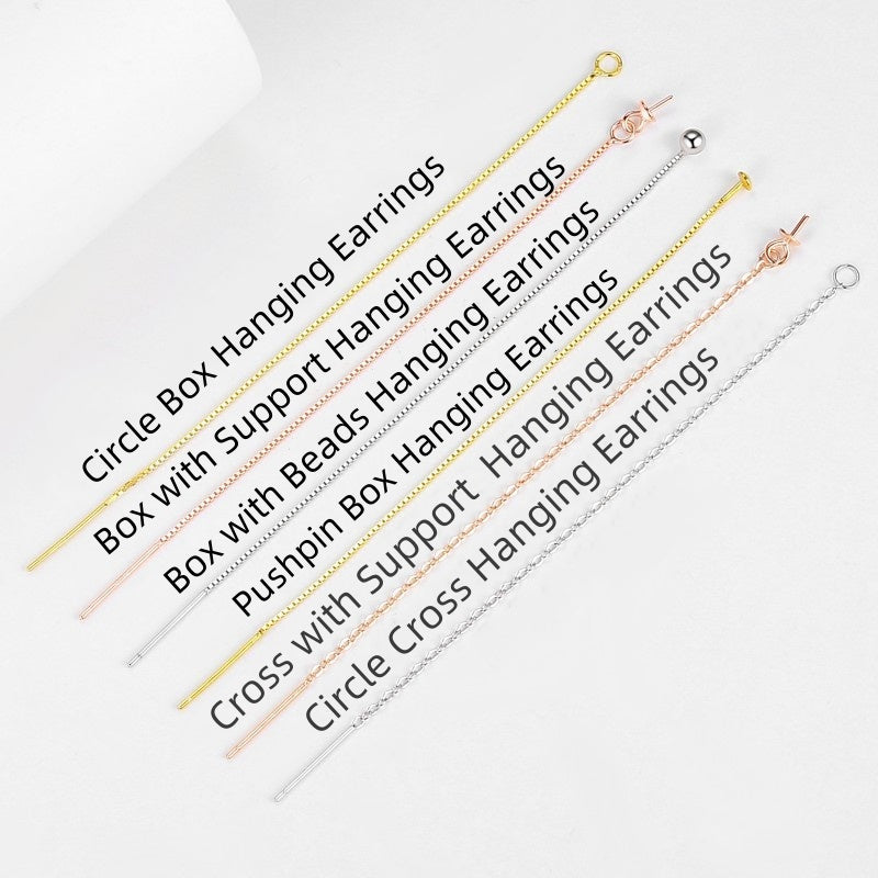 【S925]Earring wire accessories semi-finished product