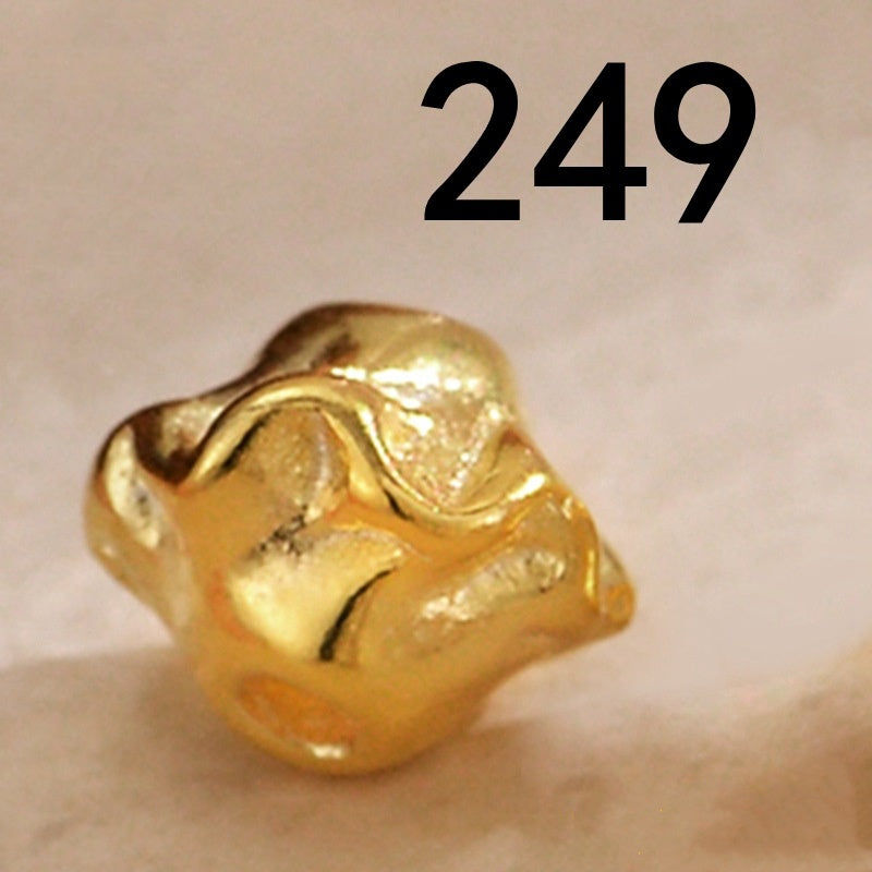 [S925] Woven Ball/ Garland Spacer Beads Handmade Bracelet Necklace Beaded Jewelry Accessories