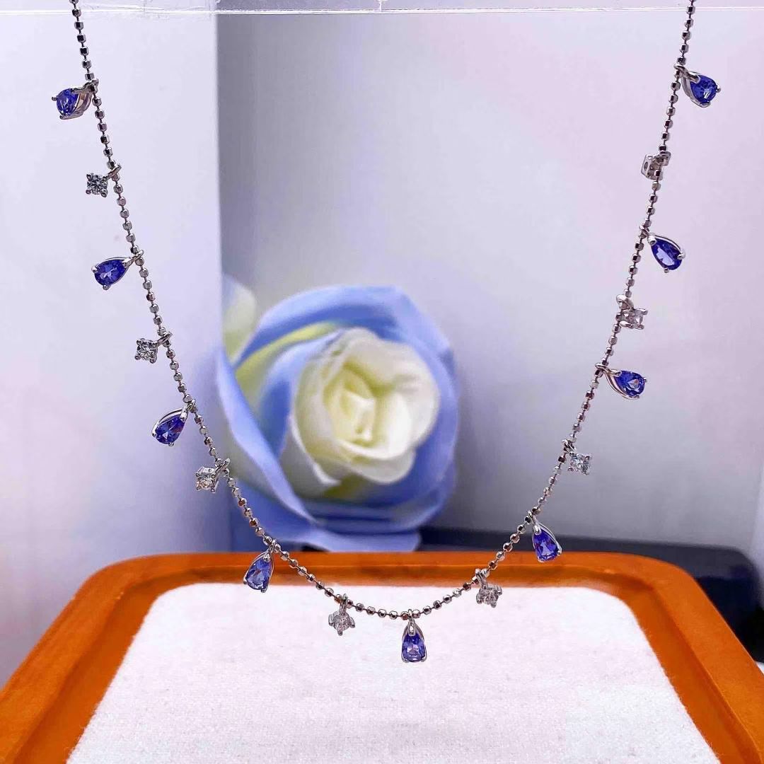 Natural Tanzanite Necklace
