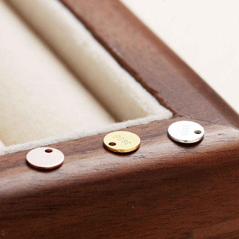 S925 Sterling Silver Round Pendant