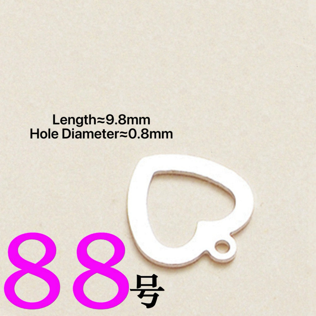 S925 Sterling Silver Heart/Cross DIY Accessories