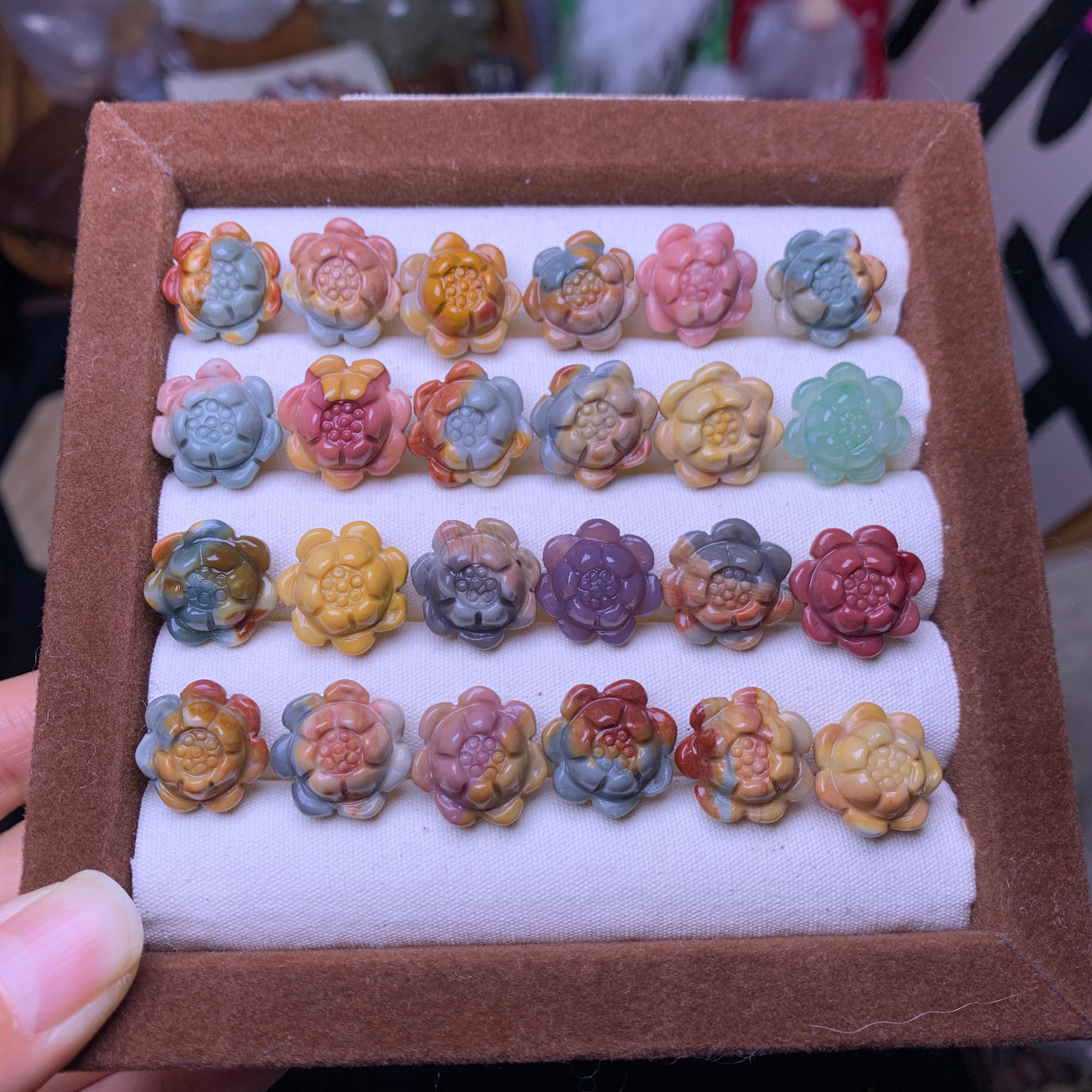 【als-h41】Alashan agate flowers