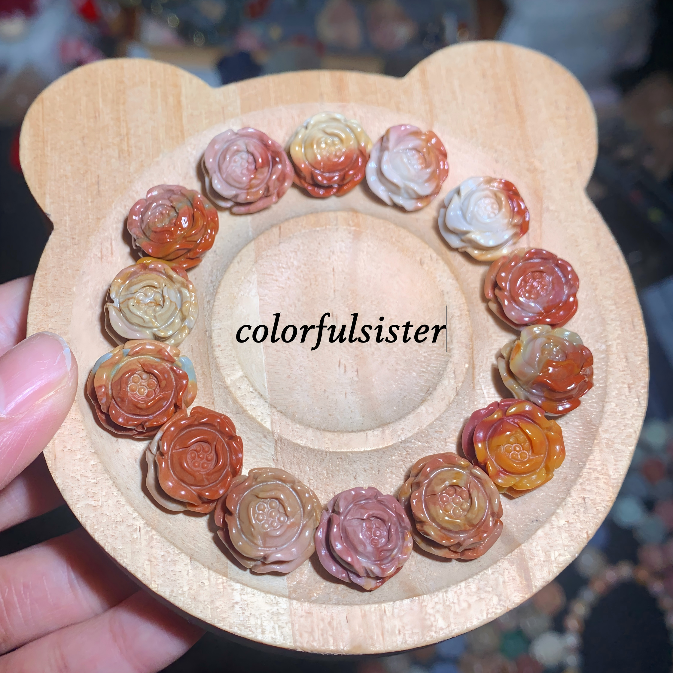 【als-hd04】Alashan agate rose flowers
