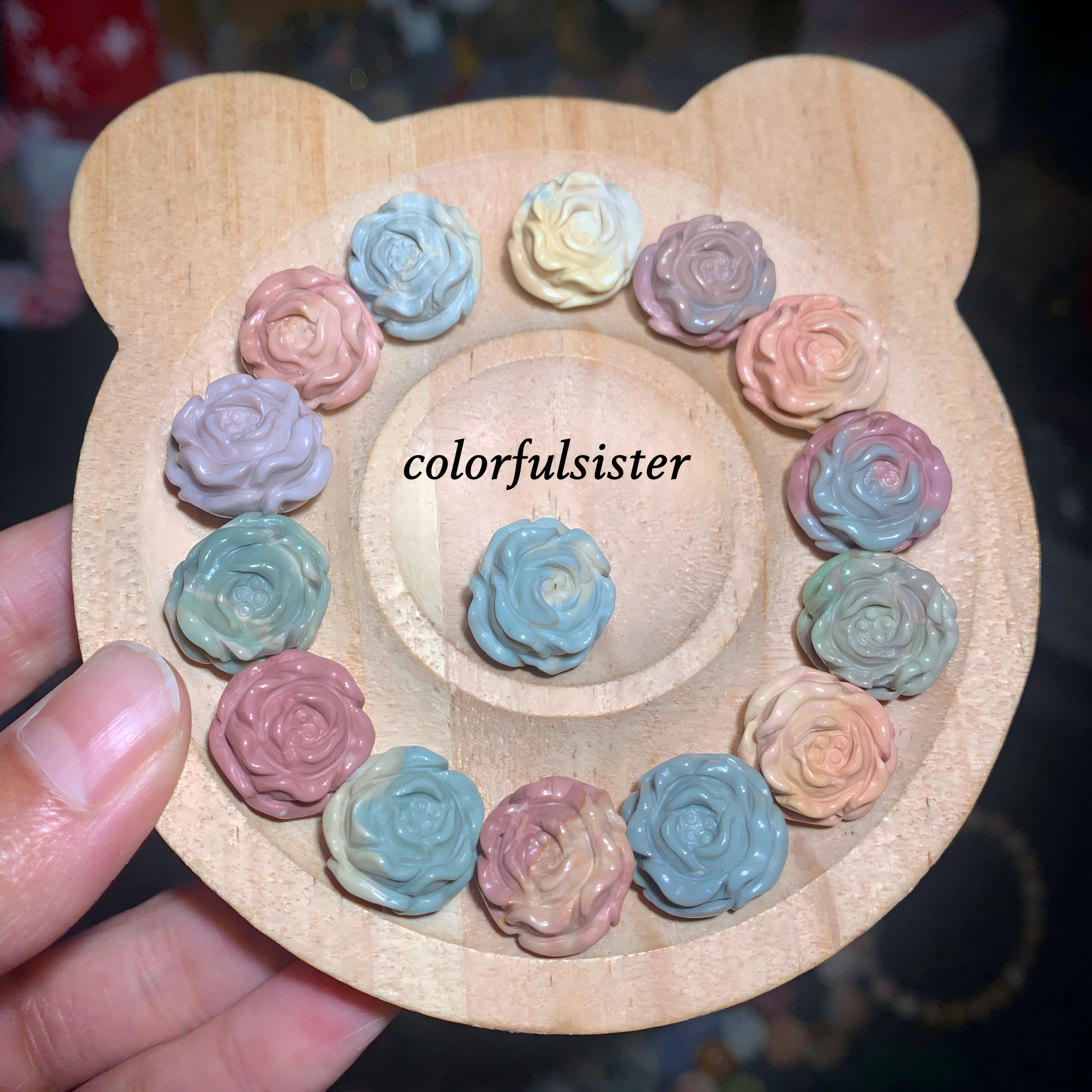 【als-hd04】Alashan agate rose flowers