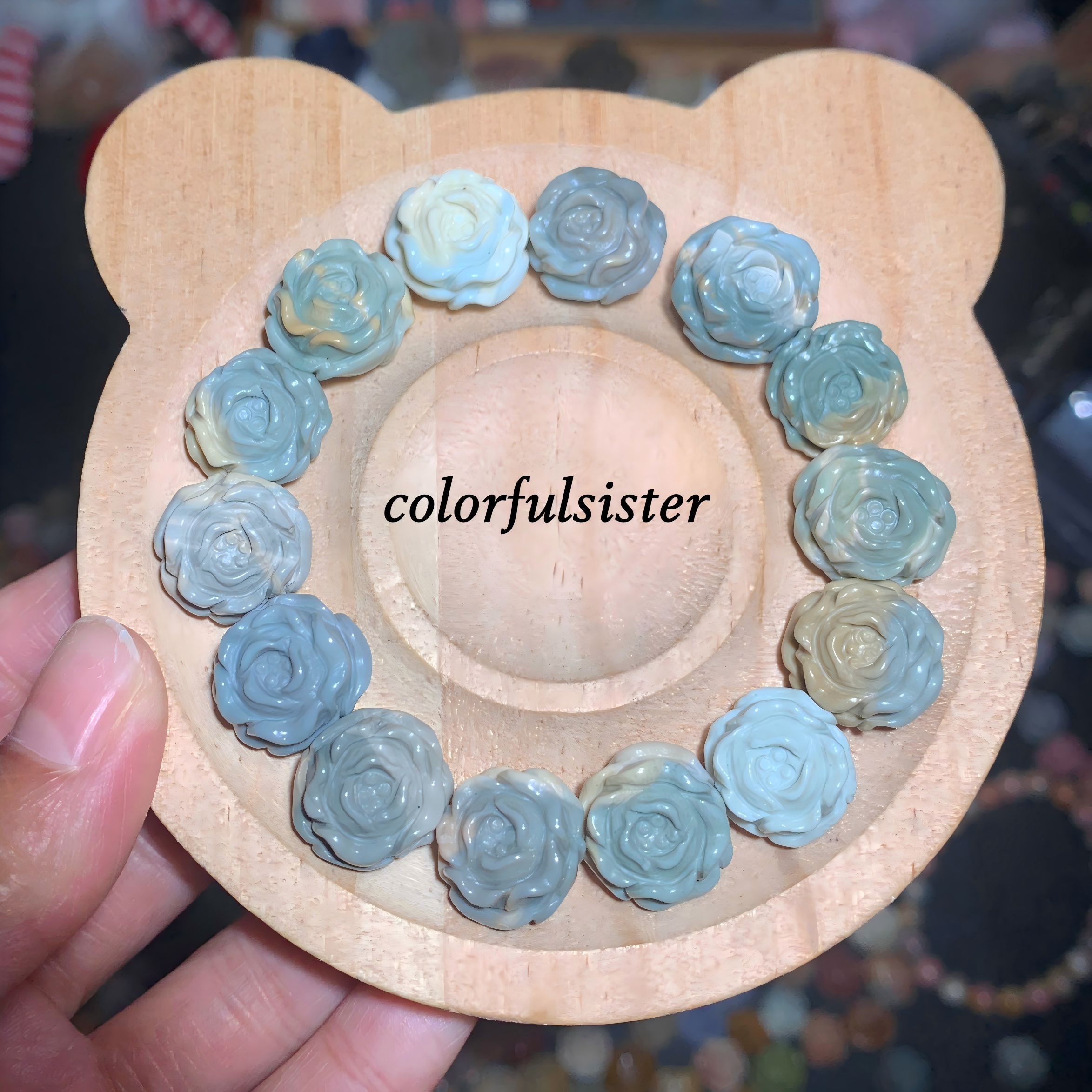 【als-hd04】Alashan agate rose flowers
